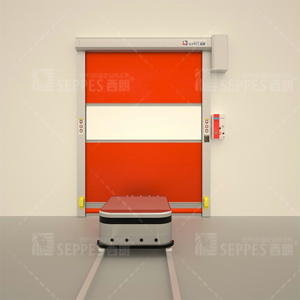 与AGV小车联动的快速门 与AGV小车联动的快速门