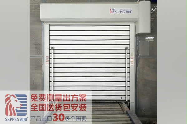 铝合金门帘快速门成都天府国际机场项目