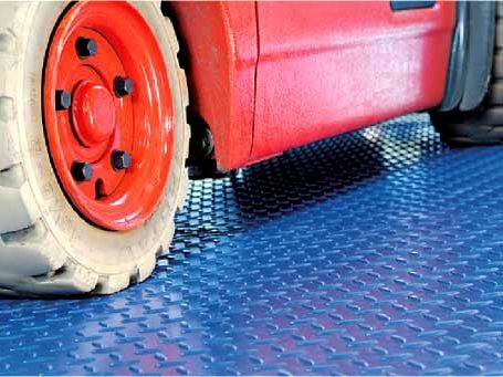 装卸货平台蓝色唇板